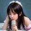 用户小鱼儿头像，活泼女生侧脸